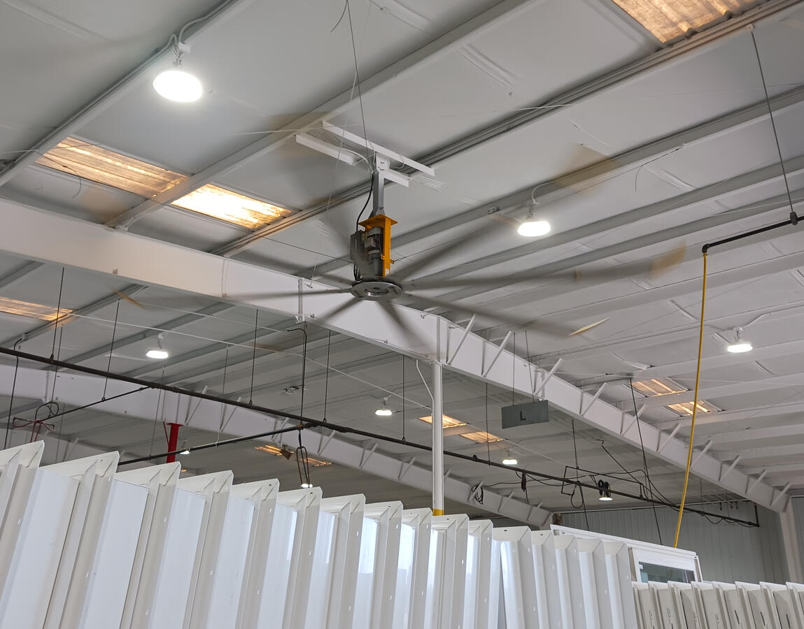 Fans provide safety benefits by reducing heat exposure and promoting a safer working environment.